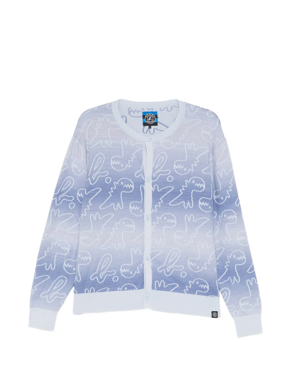 SPORT b. by agnès b. Dino all-over print cardigan