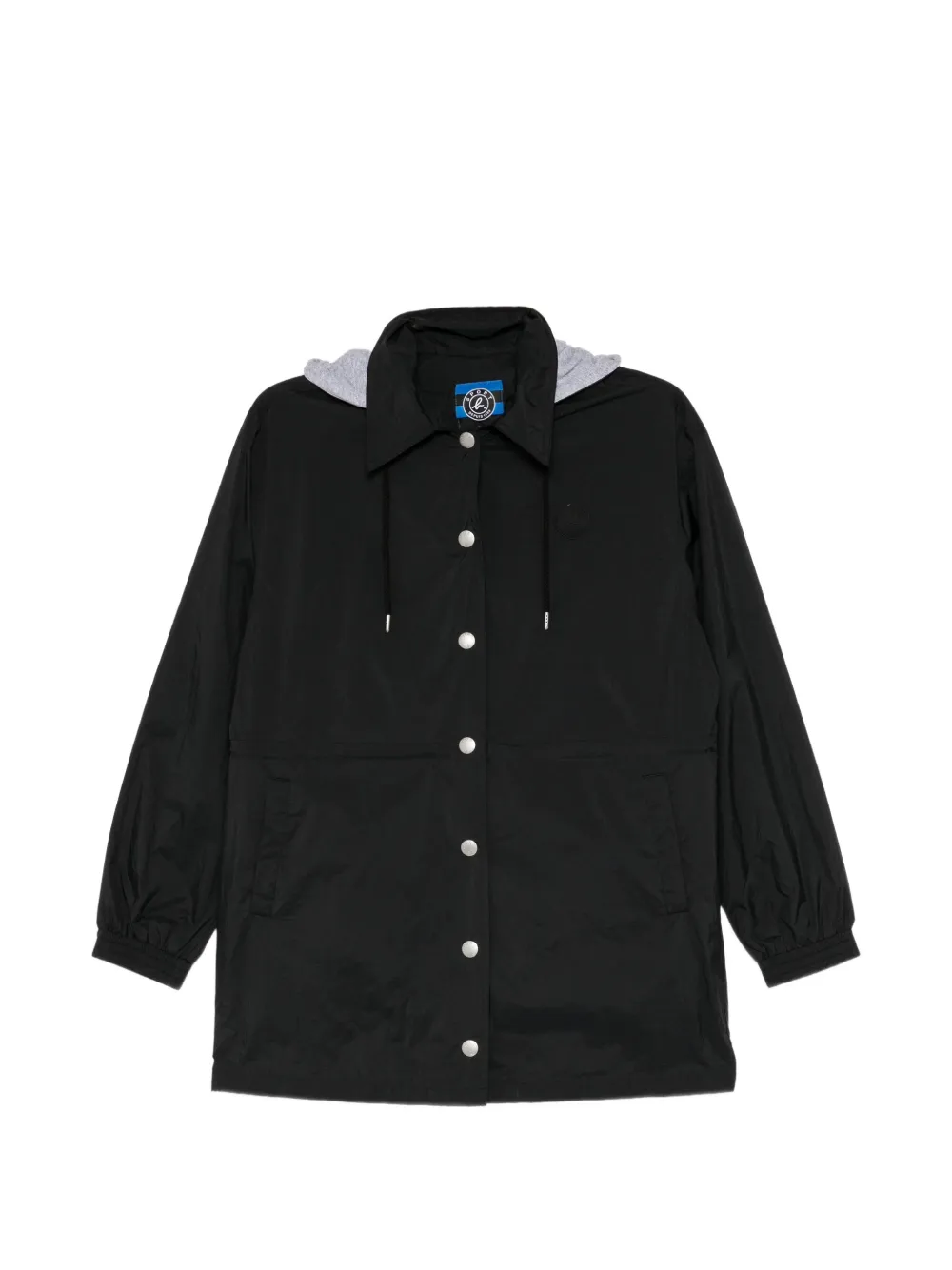 SPORT b. by agnès b. hooded press-stud jacket - Nero