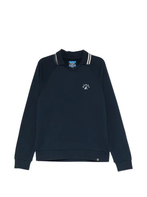 SPORT b. by agnès b. sudadera universitaria con mangas raglán