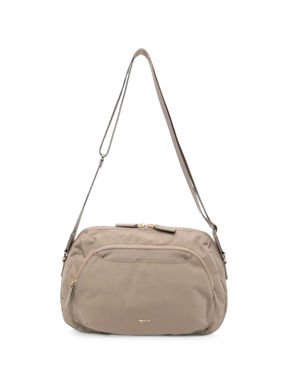 agnès b. logo-plaque shoulder bag