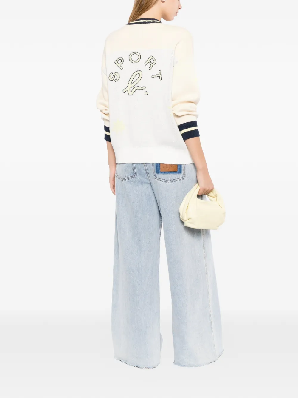 SPORT b. by agnès b. Vest met ster Beige