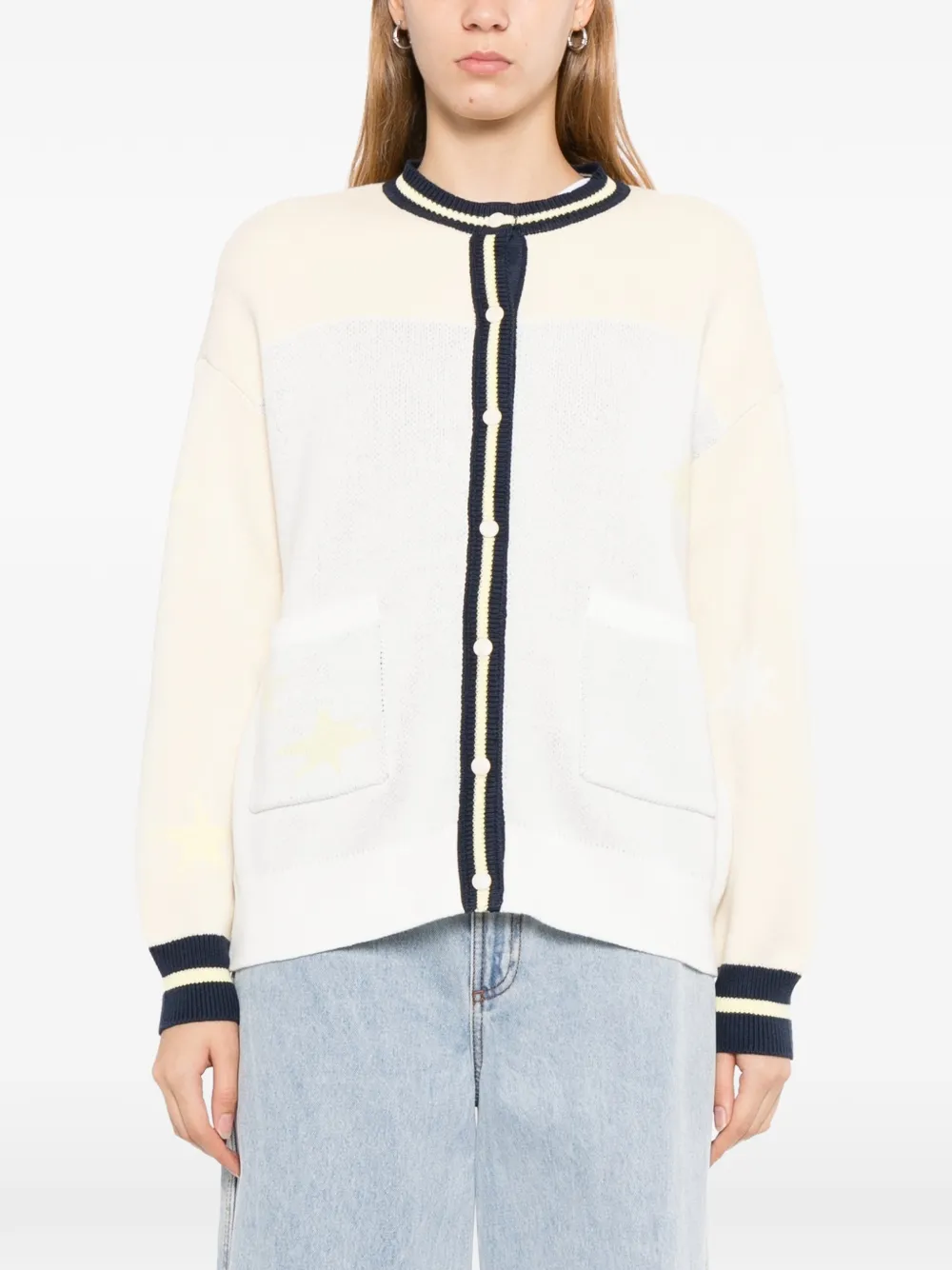 SPORT b. by agnès b. Vest met ster Beige