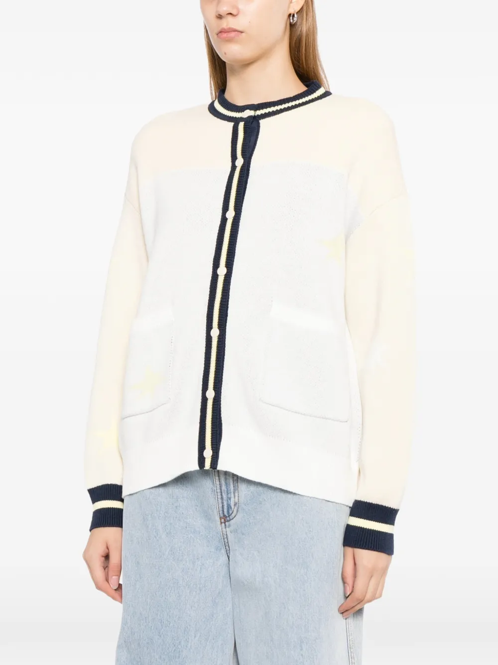 SPORT b. by agnès b. Vest met ster Beige