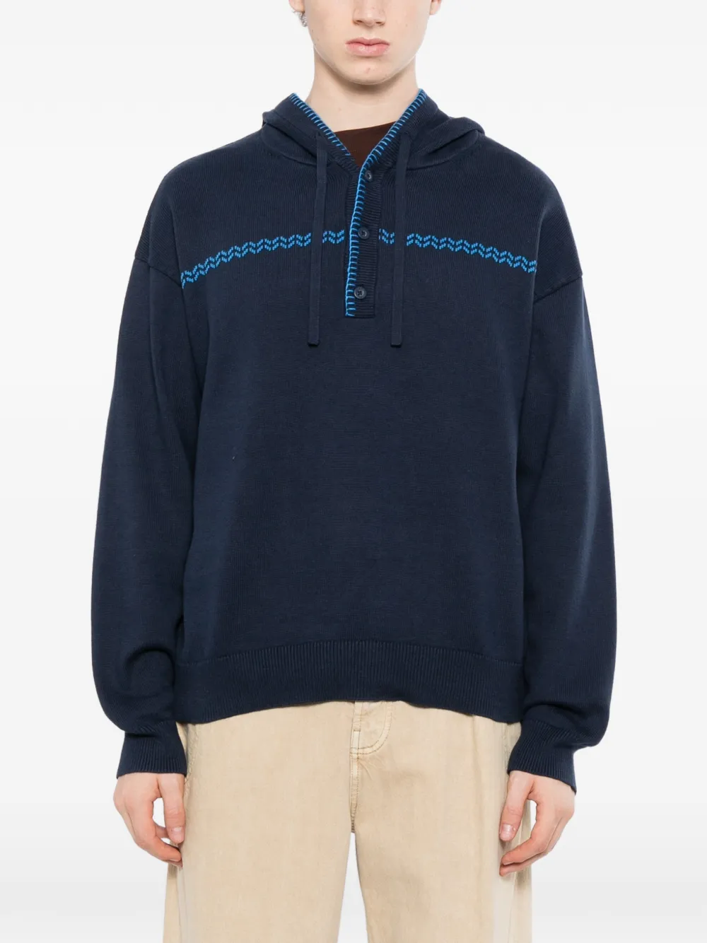 SPORT b. by agnès b. Hoodie Blauw