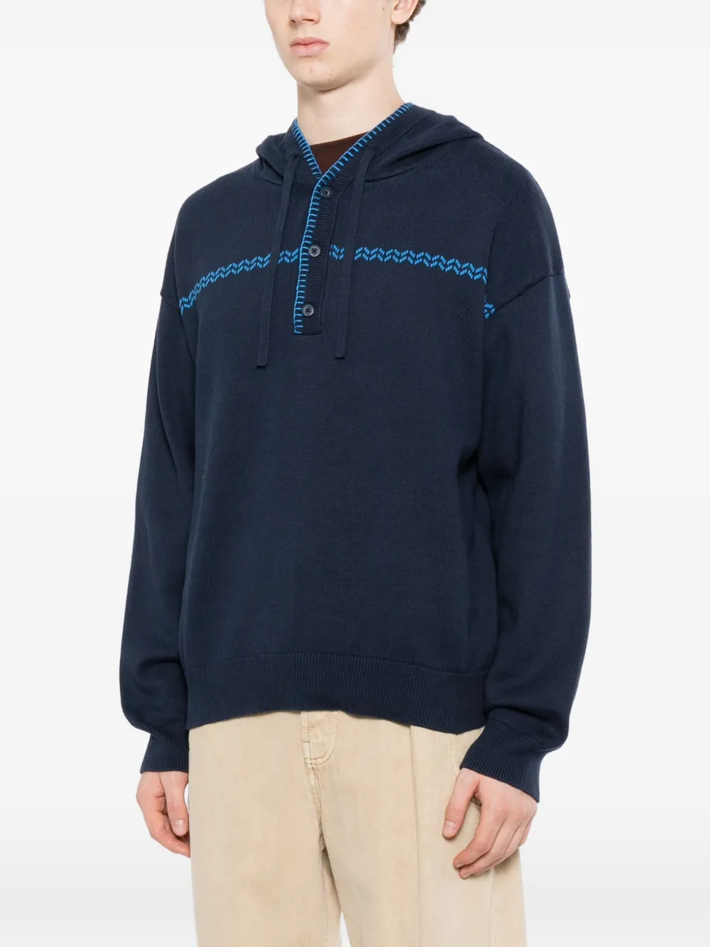 SPORT b. by agnès b. Hoodie Blauw