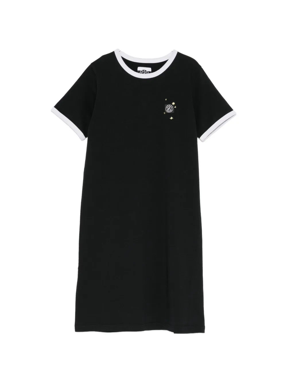 Sport B. By Agnès B. Label Embroidered Dress In Schwarz