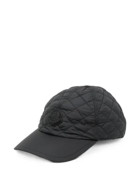 Moncler diamond-quilted baseball cap