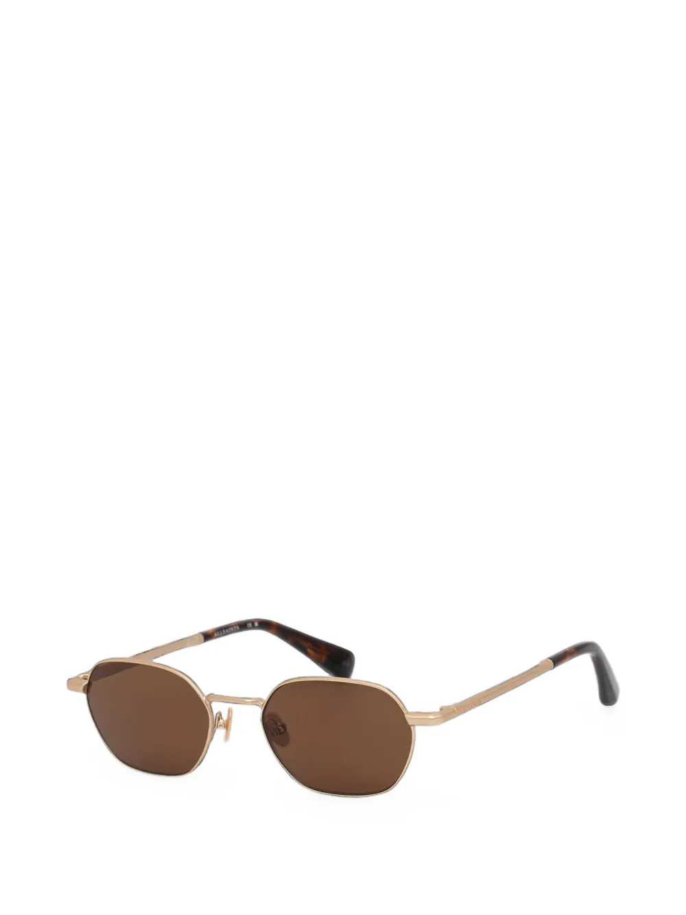 AllSaints geometric-frame sunglasses Goud