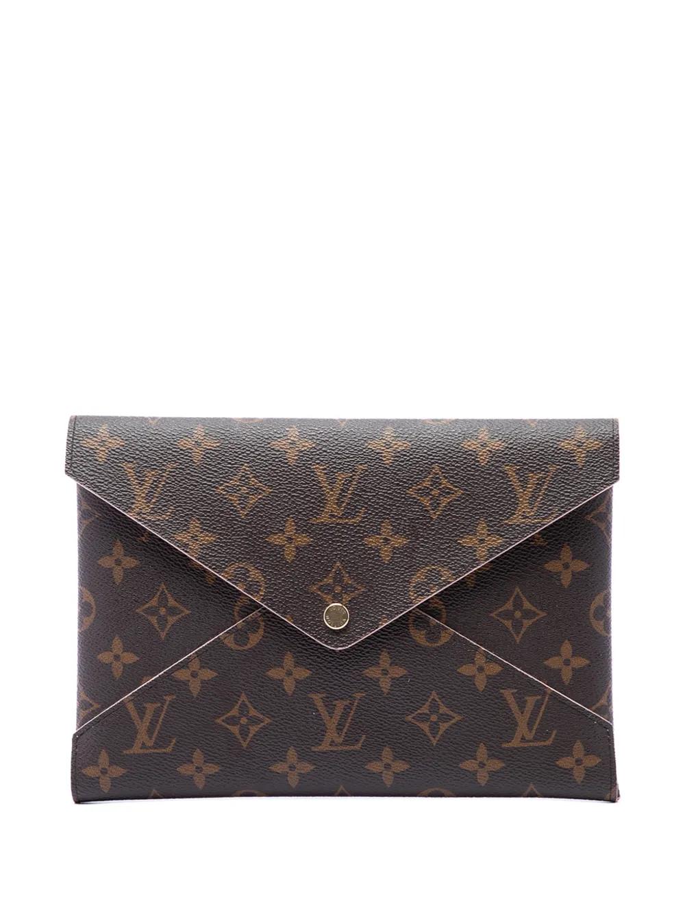 Louis Vuitton Pre-Owned 2019 Monogram Pochette Kirigami GM clutch bag - Marrone