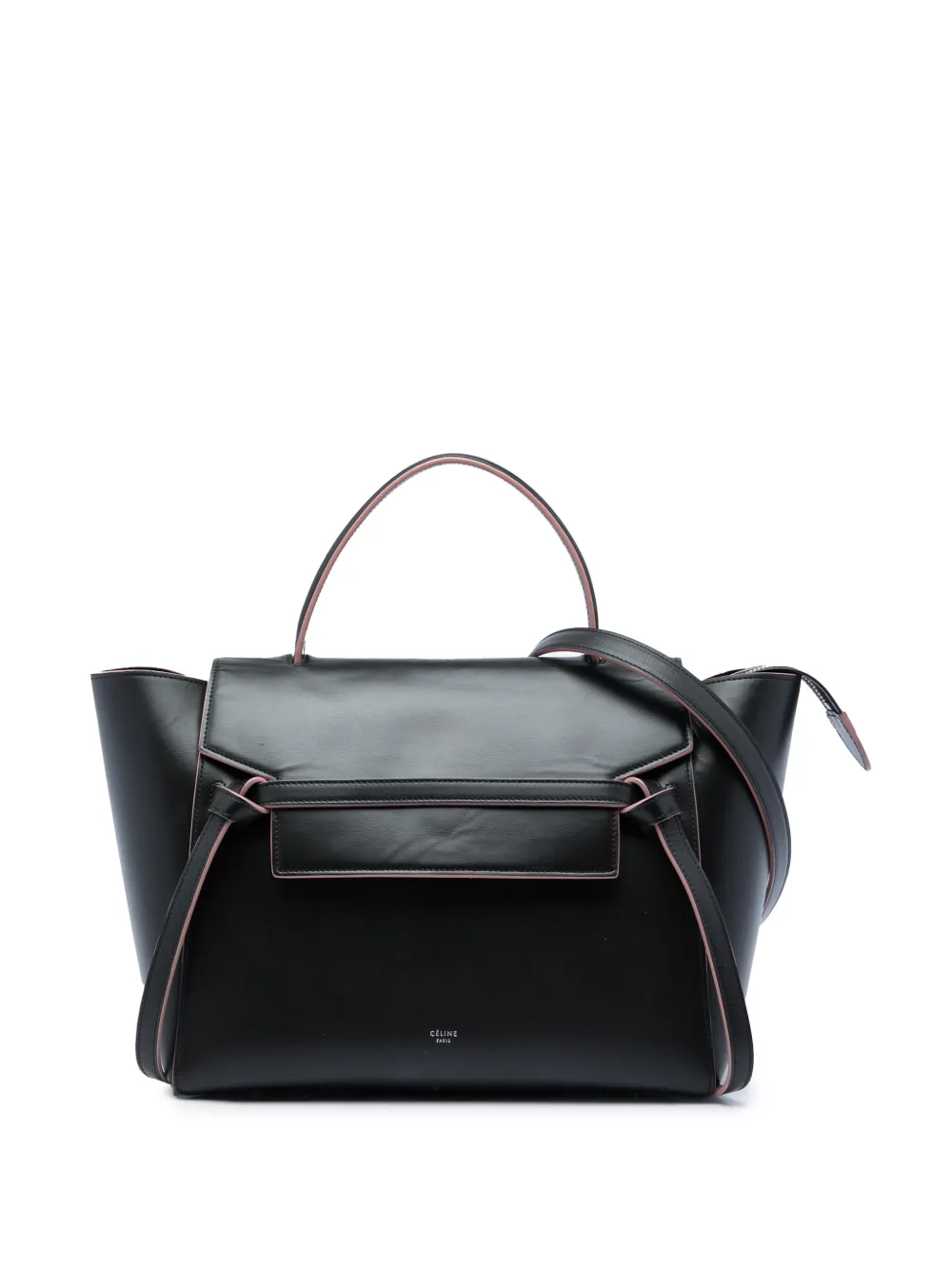 Celine Pre-Owned 2000-2026 Mini Smooth Calfskin Belt Bag satchel - Nero