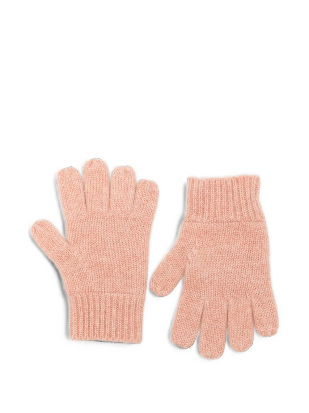 Bonpoint fine-knit ribbed-cuff gloves - Rosa