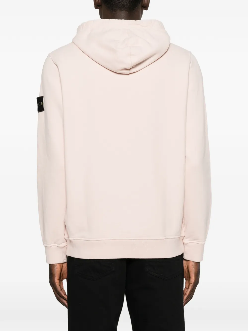 Stone Island Hoodie met Compass-logopatch Roze