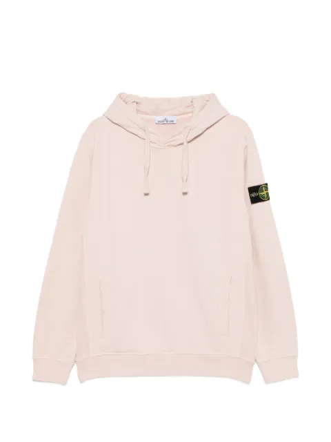 Stone Island Compass-patch drawstring hoodie