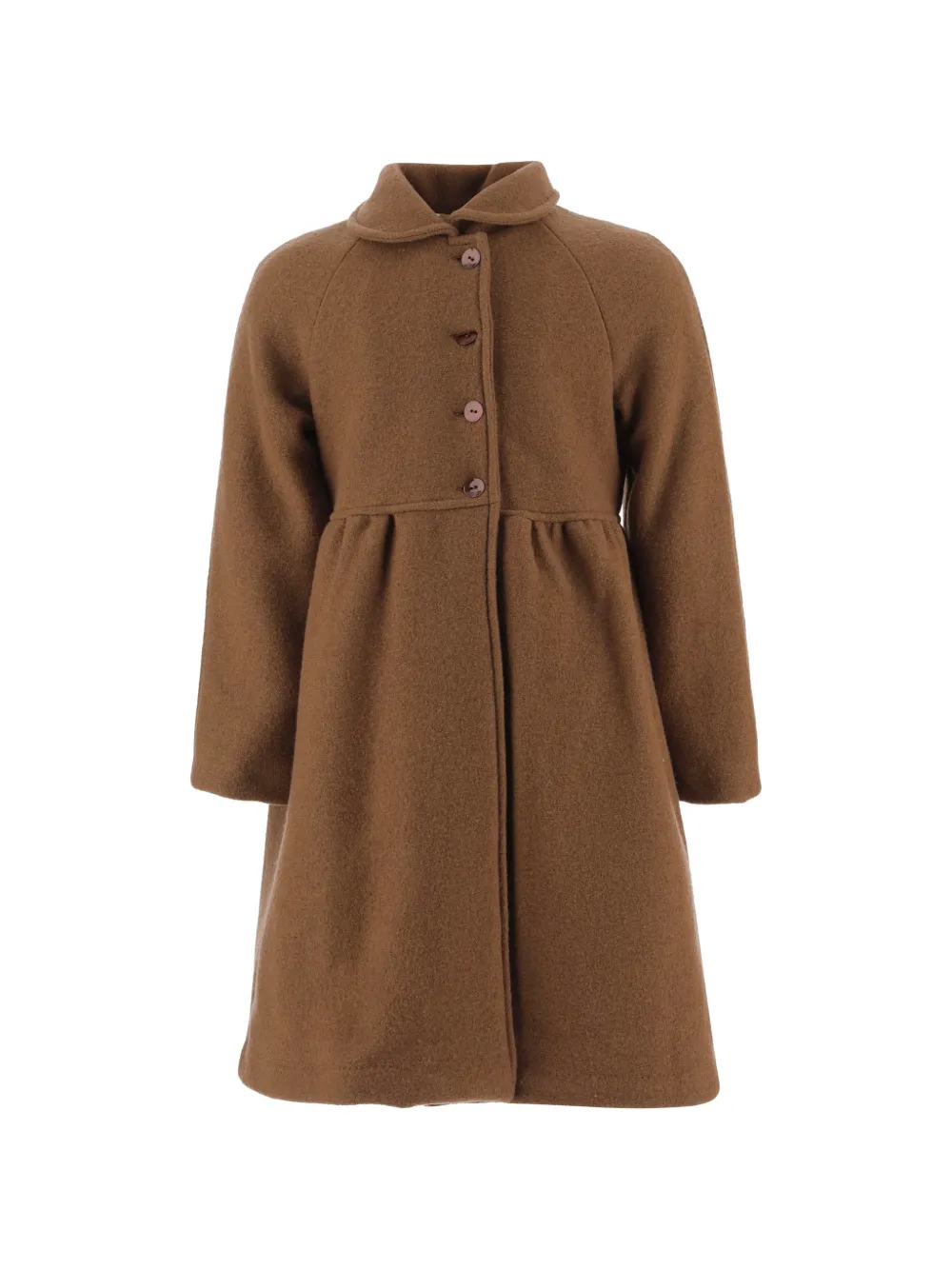 Nicoletta Fanna button-up coat - Marrone