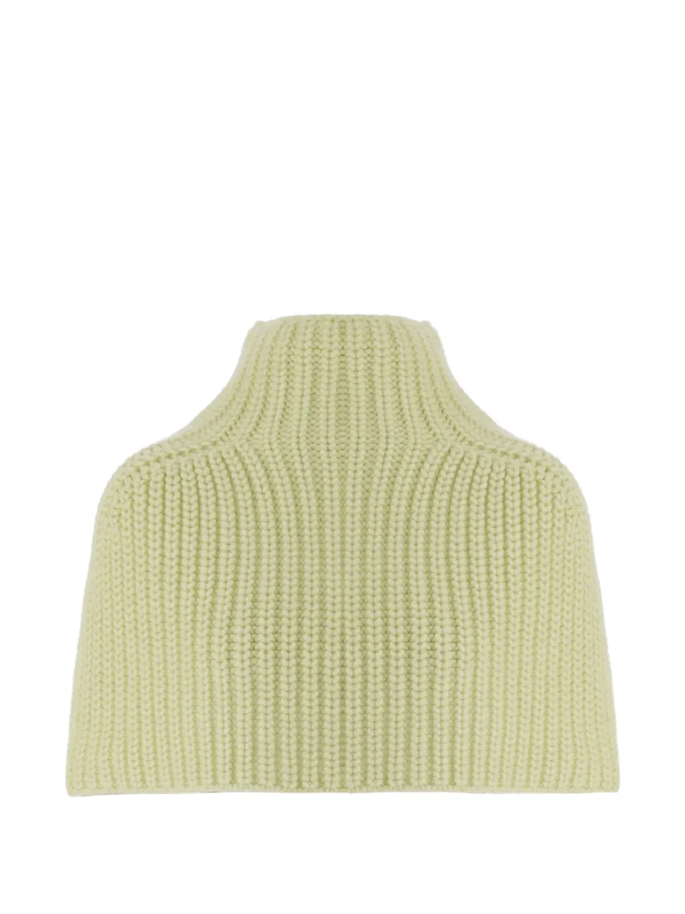 SA SU PHI ribbed-knit cashmere cape - Gelb