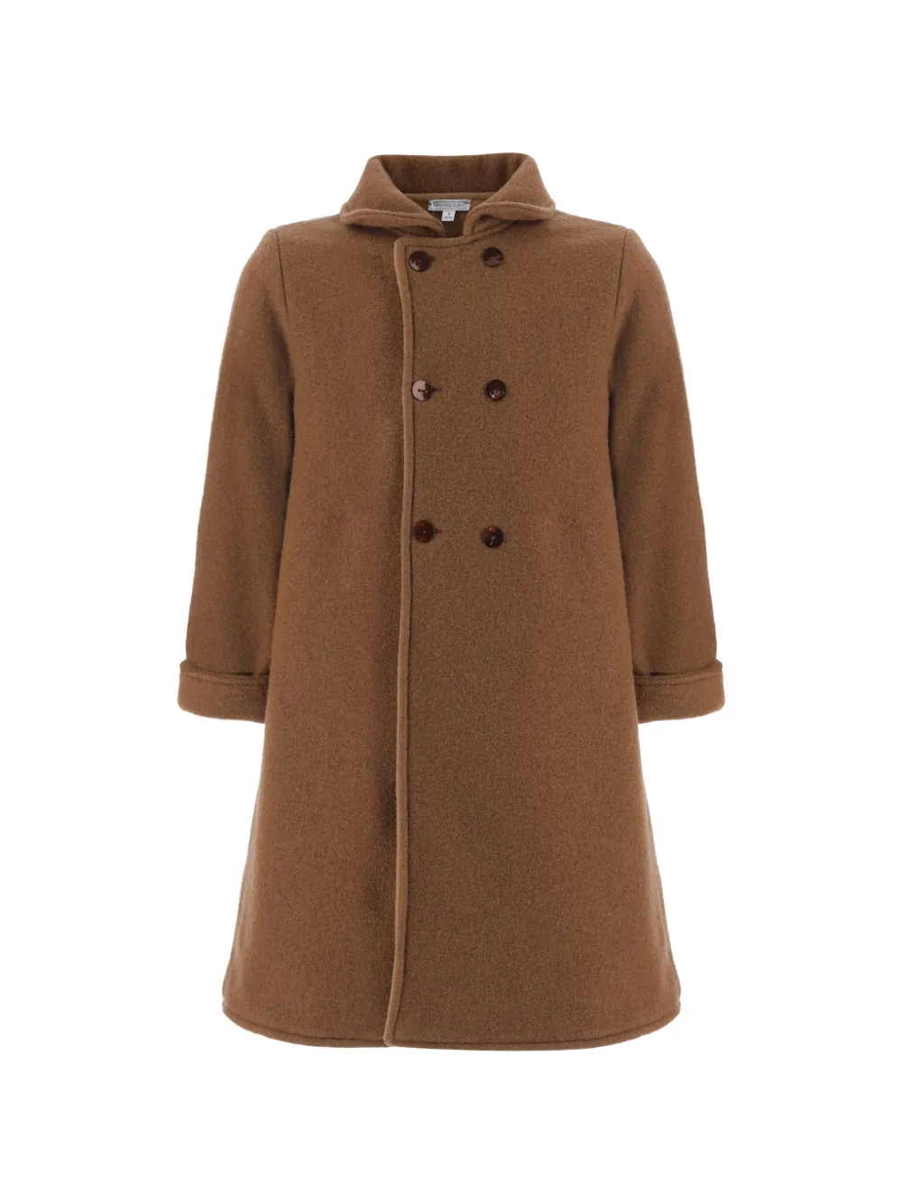 Nicoletta Fanna double-breasted coat - Braun