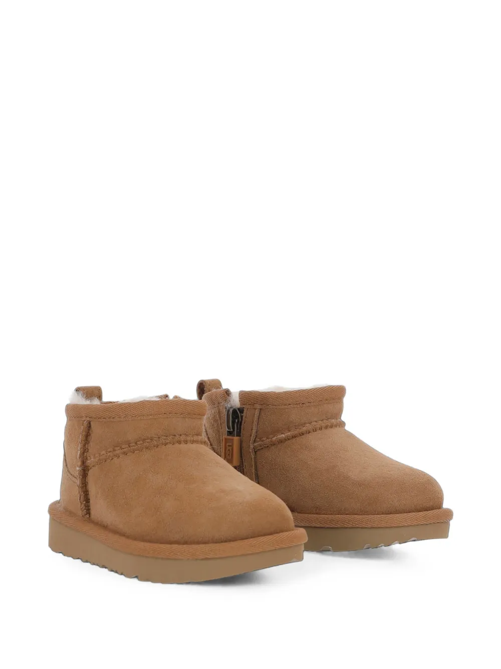 UGG Kids Classic Ultra Mini suede ankle boots Bruin
