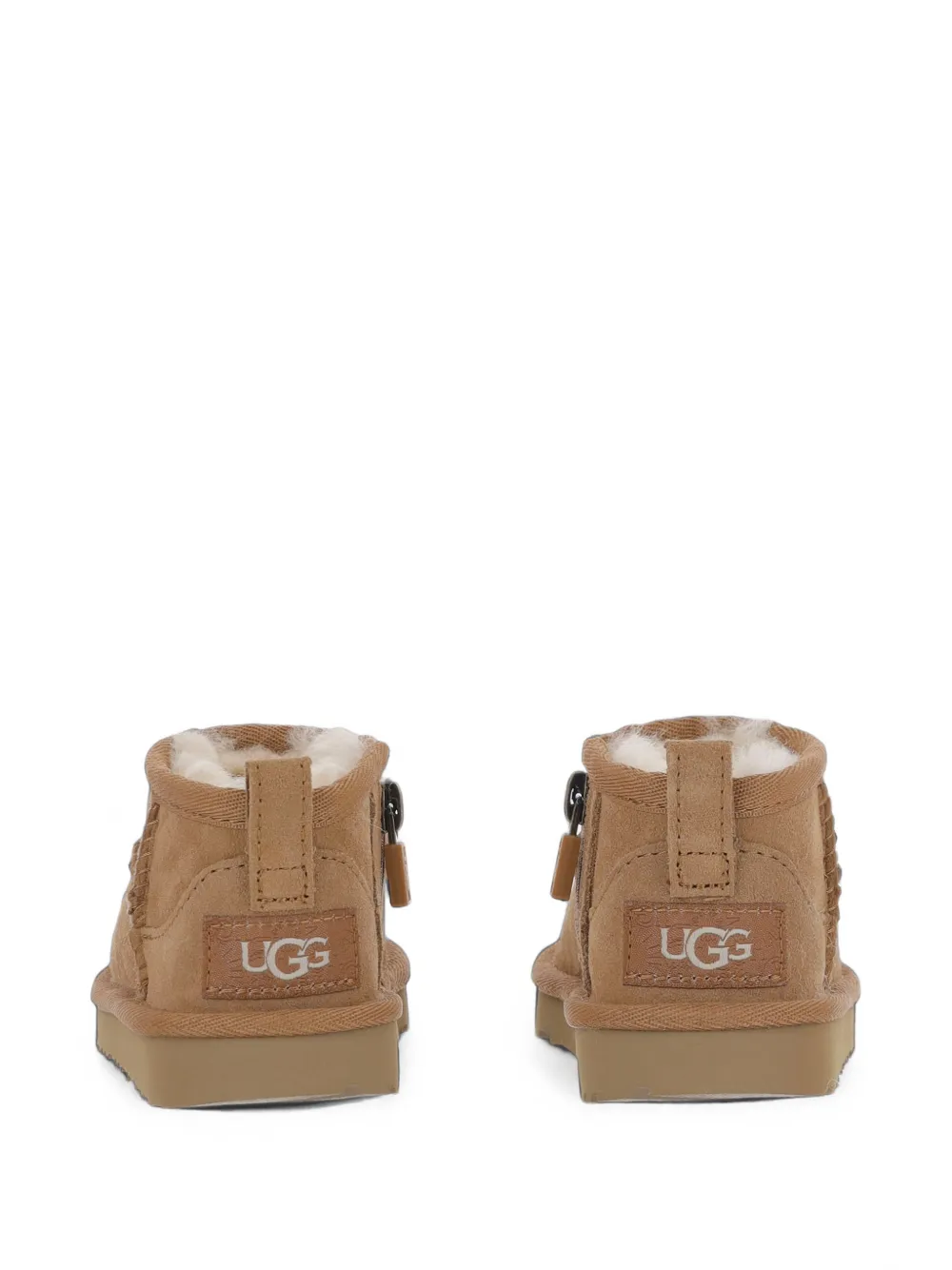 UGG Kids Classic Ultra Mini suede ankle boots Bruin