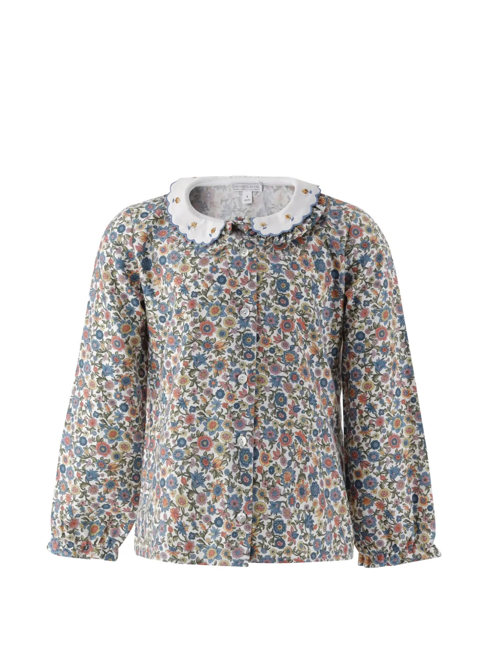 Nicoletta Fanna floral-print shirt - Weiß