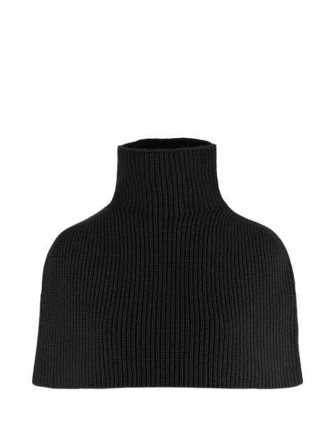 SA SU PHI ribbed-knit cashmere cape