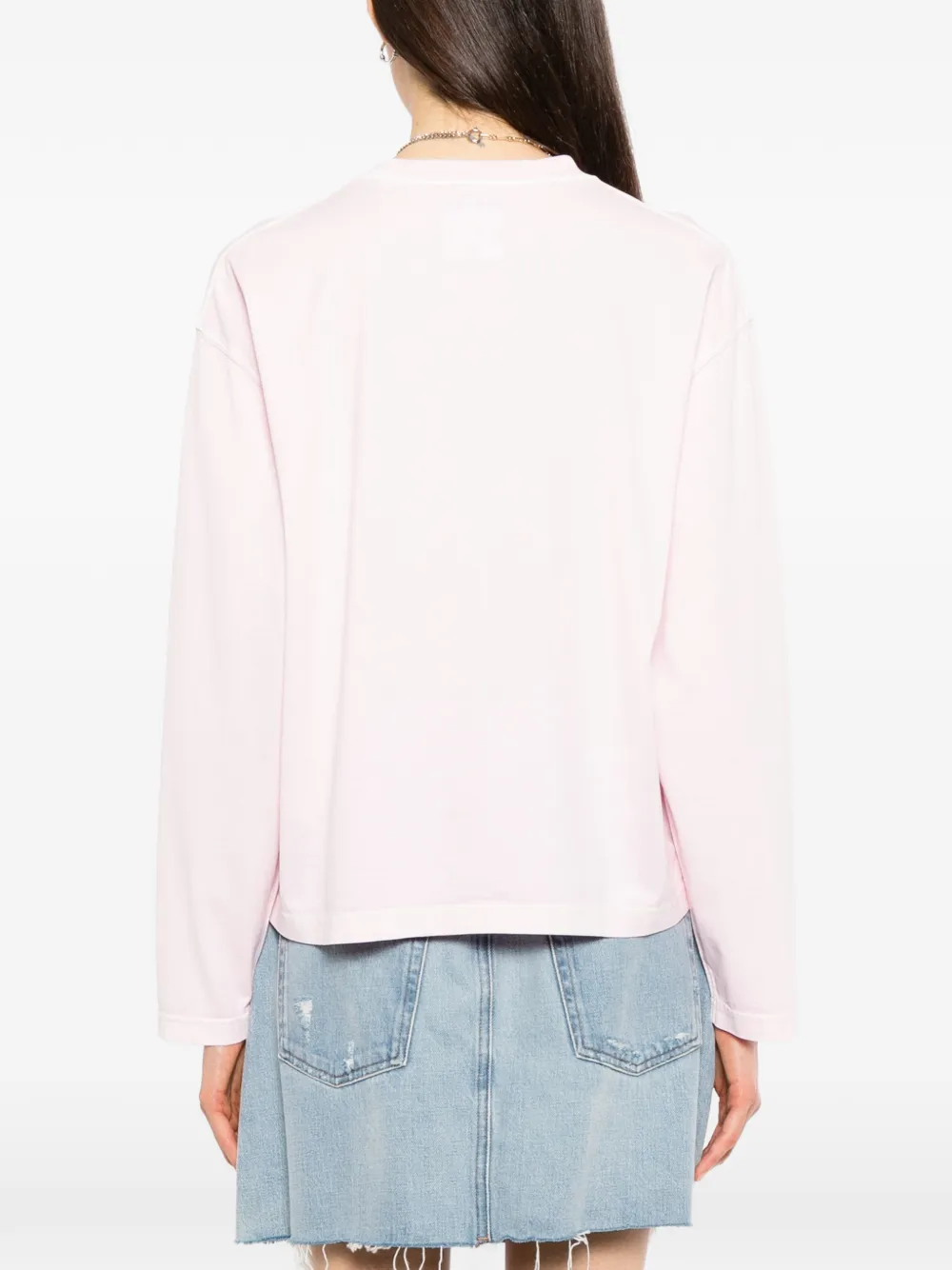 SPORT b. by agnès b. T-shirt met geborduurd logo Roze