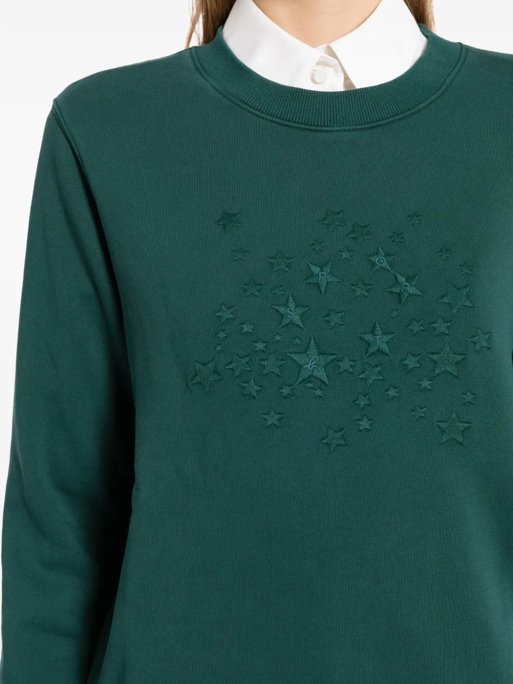 SPORT b. by agnès b. Eco-dye trui Groen