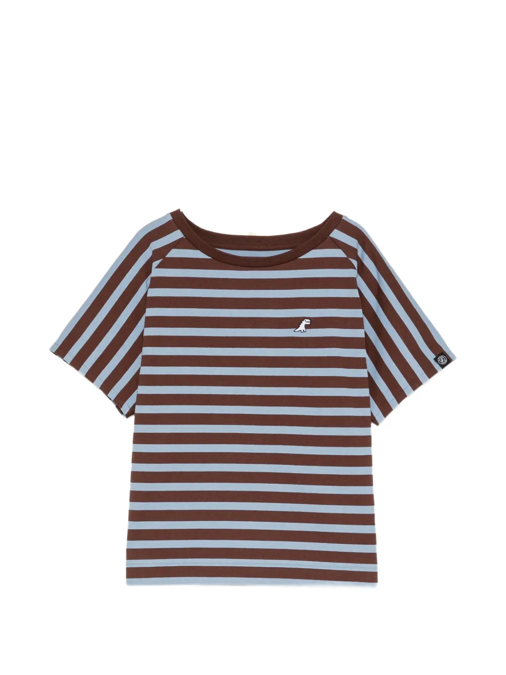 SPORT b. by agnès b. dinosour-embroidery T-shirt
