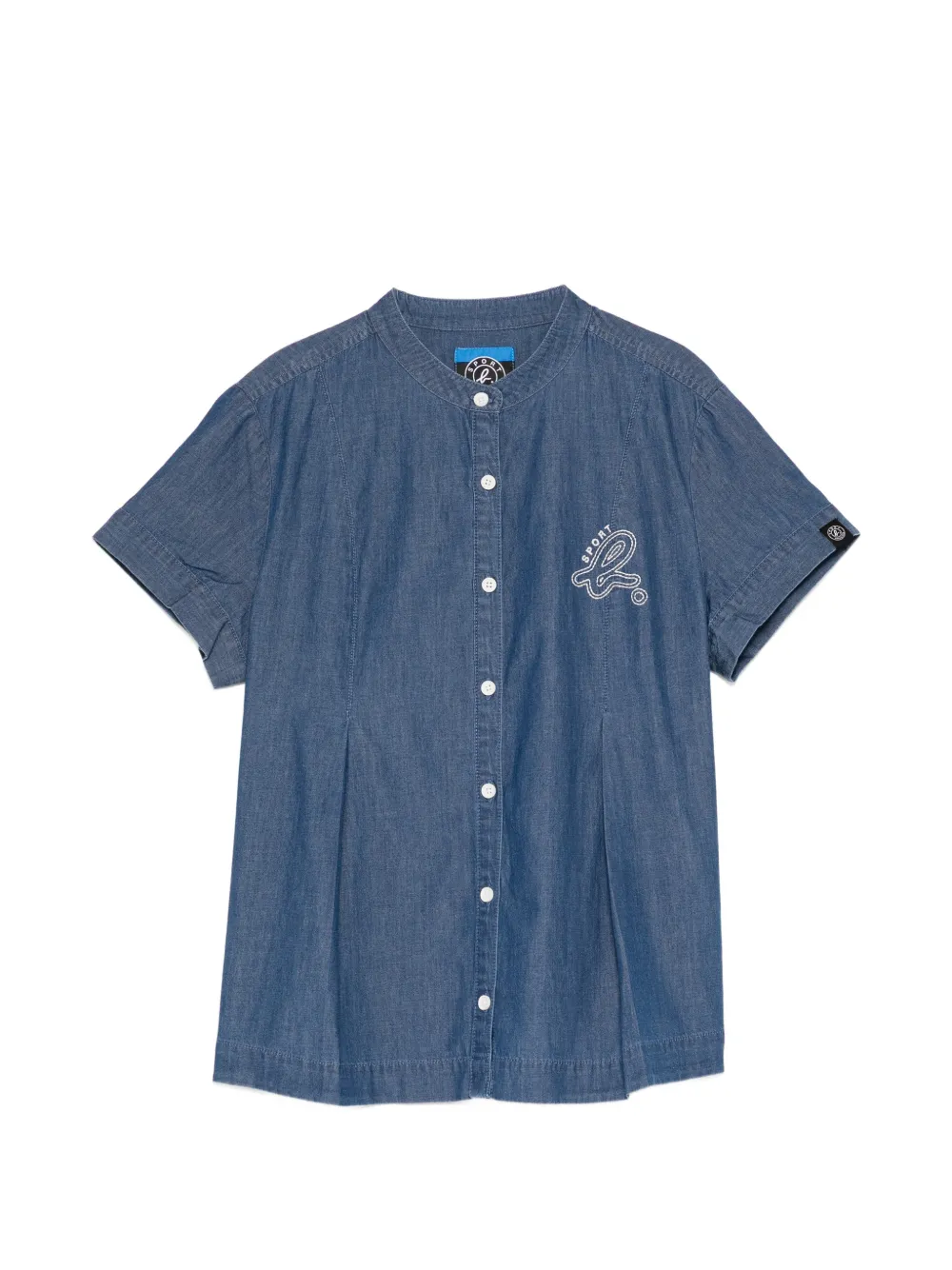 SPORT b. by agnès b. logo-embroidered short-sleeve shirt