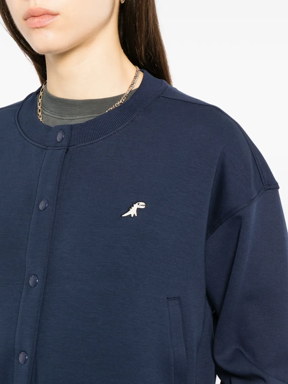 SPORT b. by agnès b. Trackvest met geborduurd logo Blauw