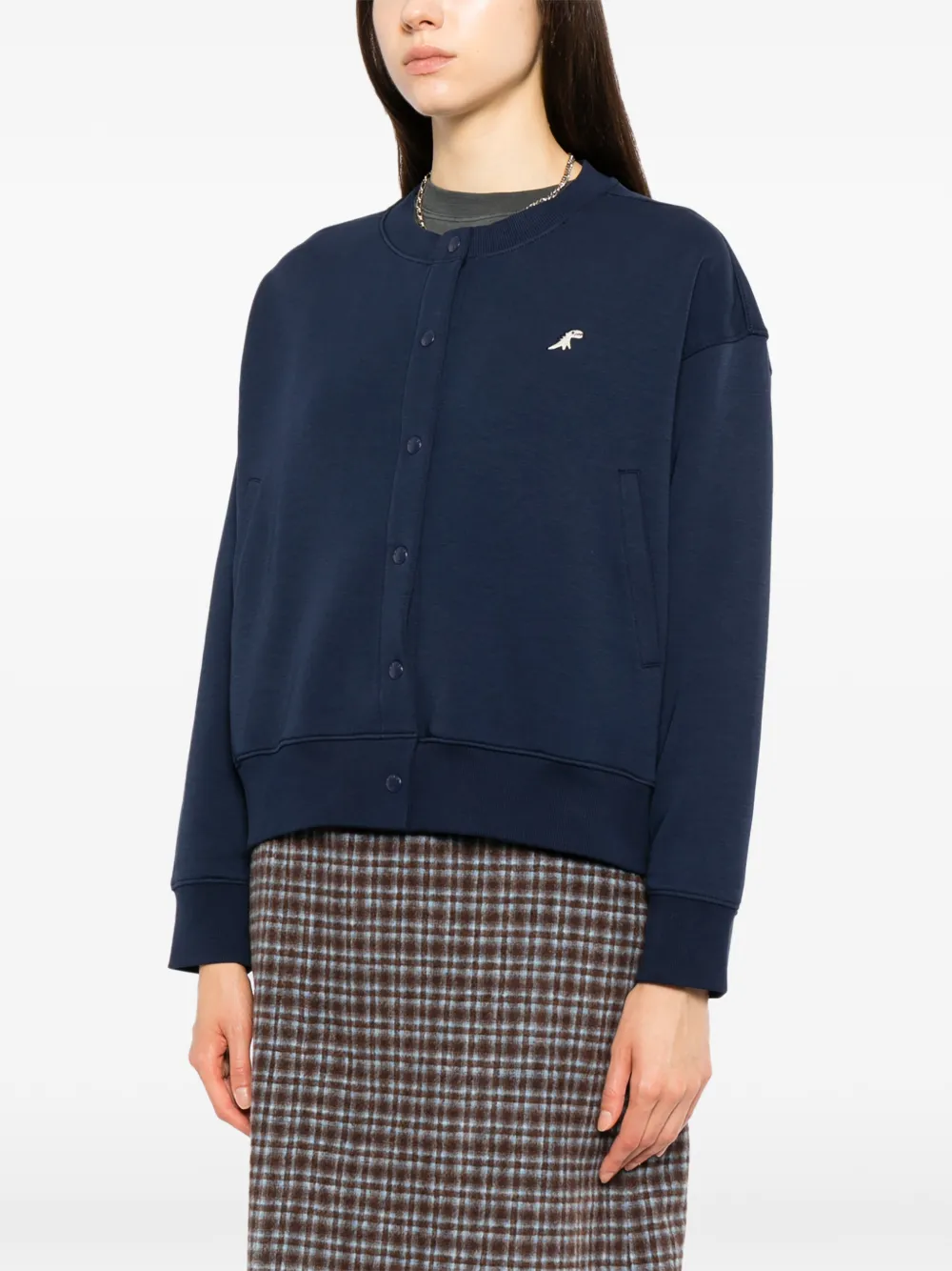 SPORT b. by agnès b. Trackvest met geborduurd logo Blauw