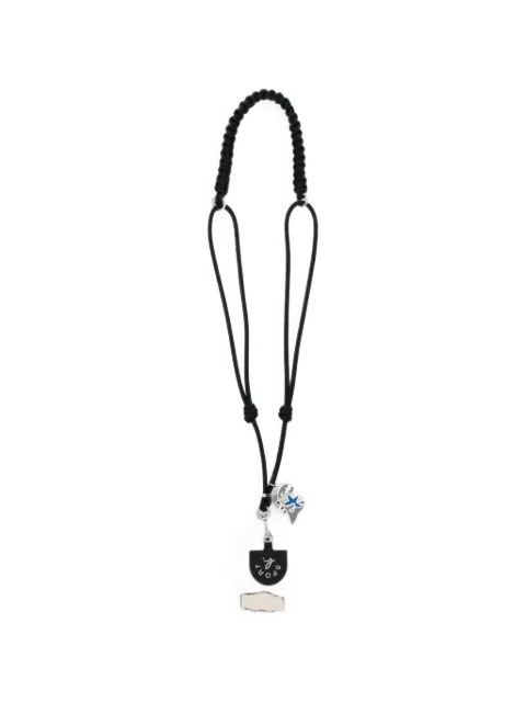 SPORT b. by agnès b. logo-plaque phone strap