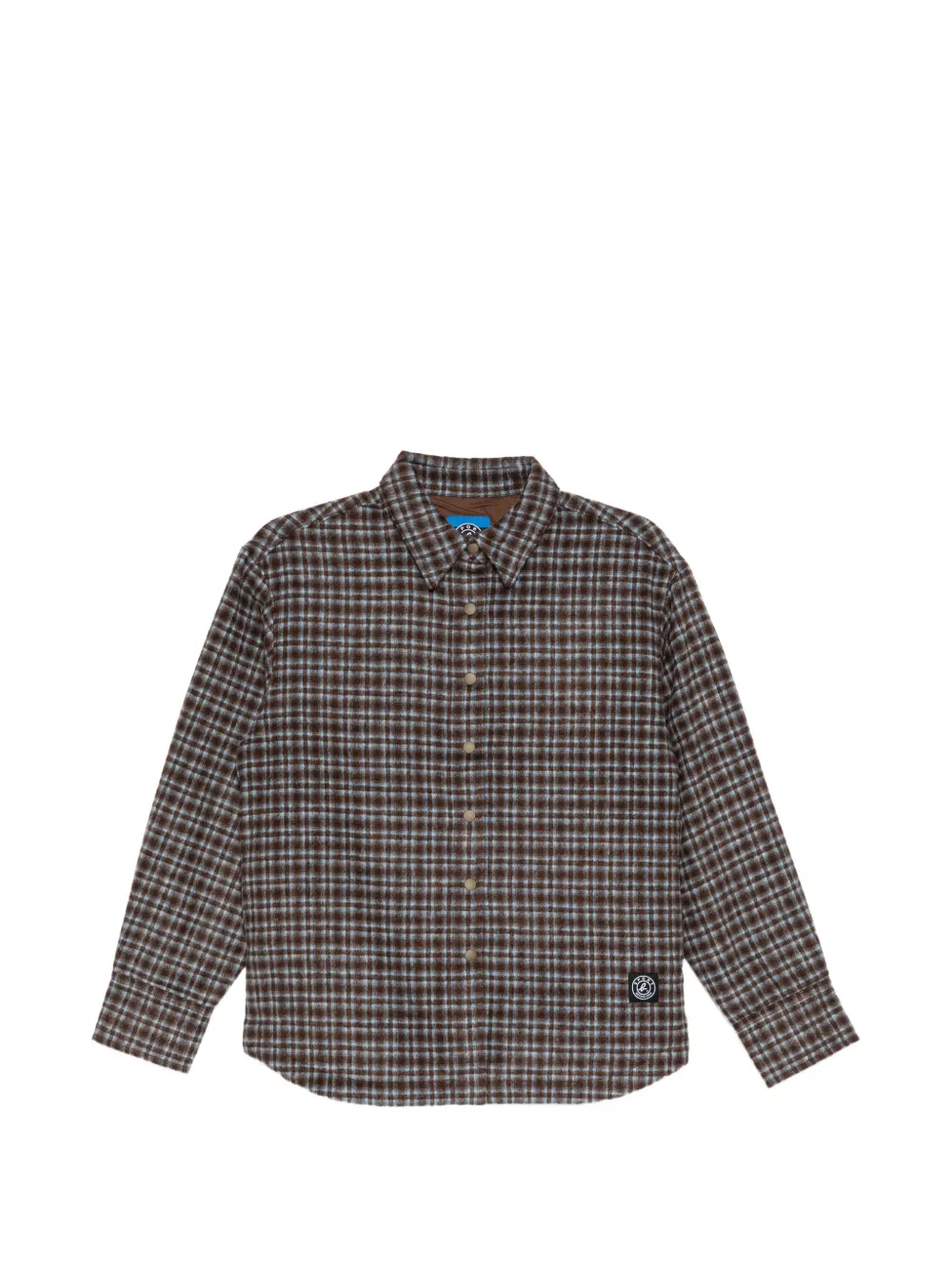 SPORT b. by agnès b. flannel shirt jacket - Braun