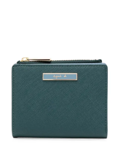 agnès b.  leather wallet