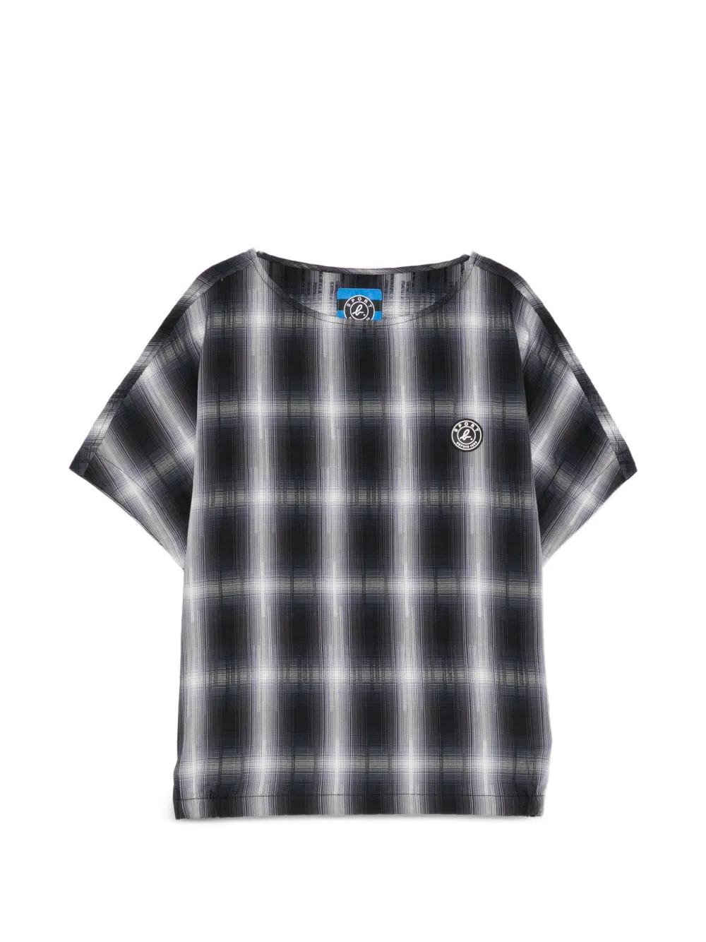 SPORT b. by agnès b. logo-patch top - Nero