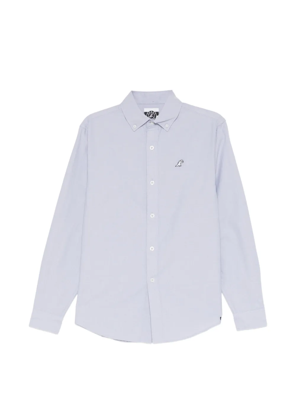 SPORT b. by agnès b. Dino embroidered oxford shirt - Blau