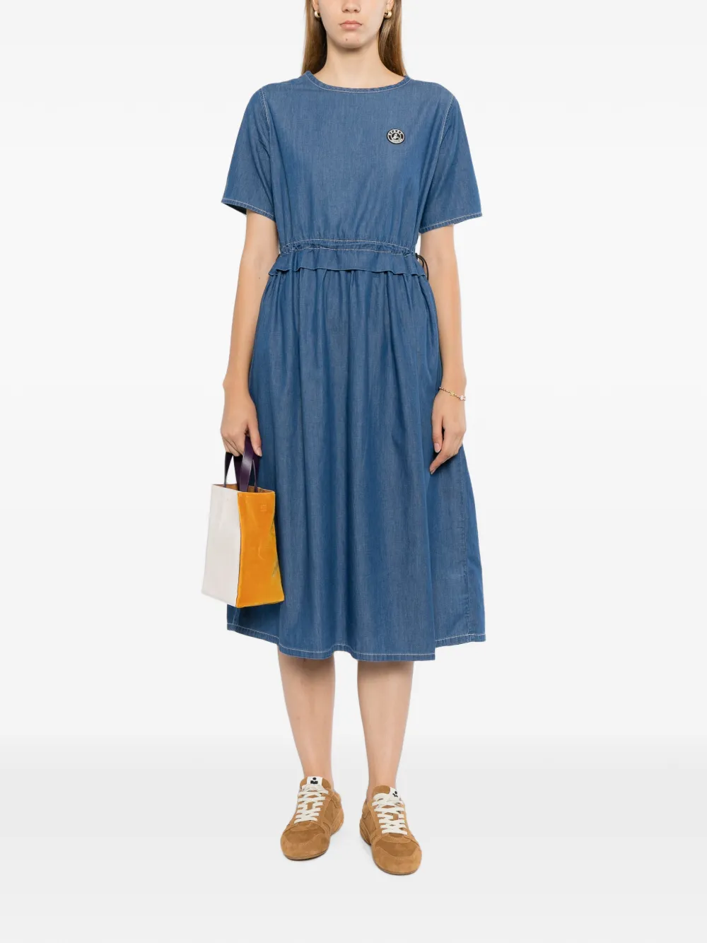 SPORT b. by agnès b. Chambray jurk Blauw