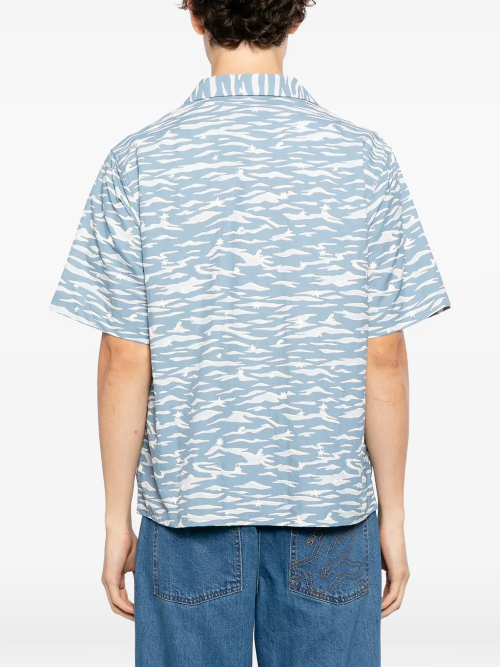 SPORT b. by agnès b. Overhemd met print Blauw