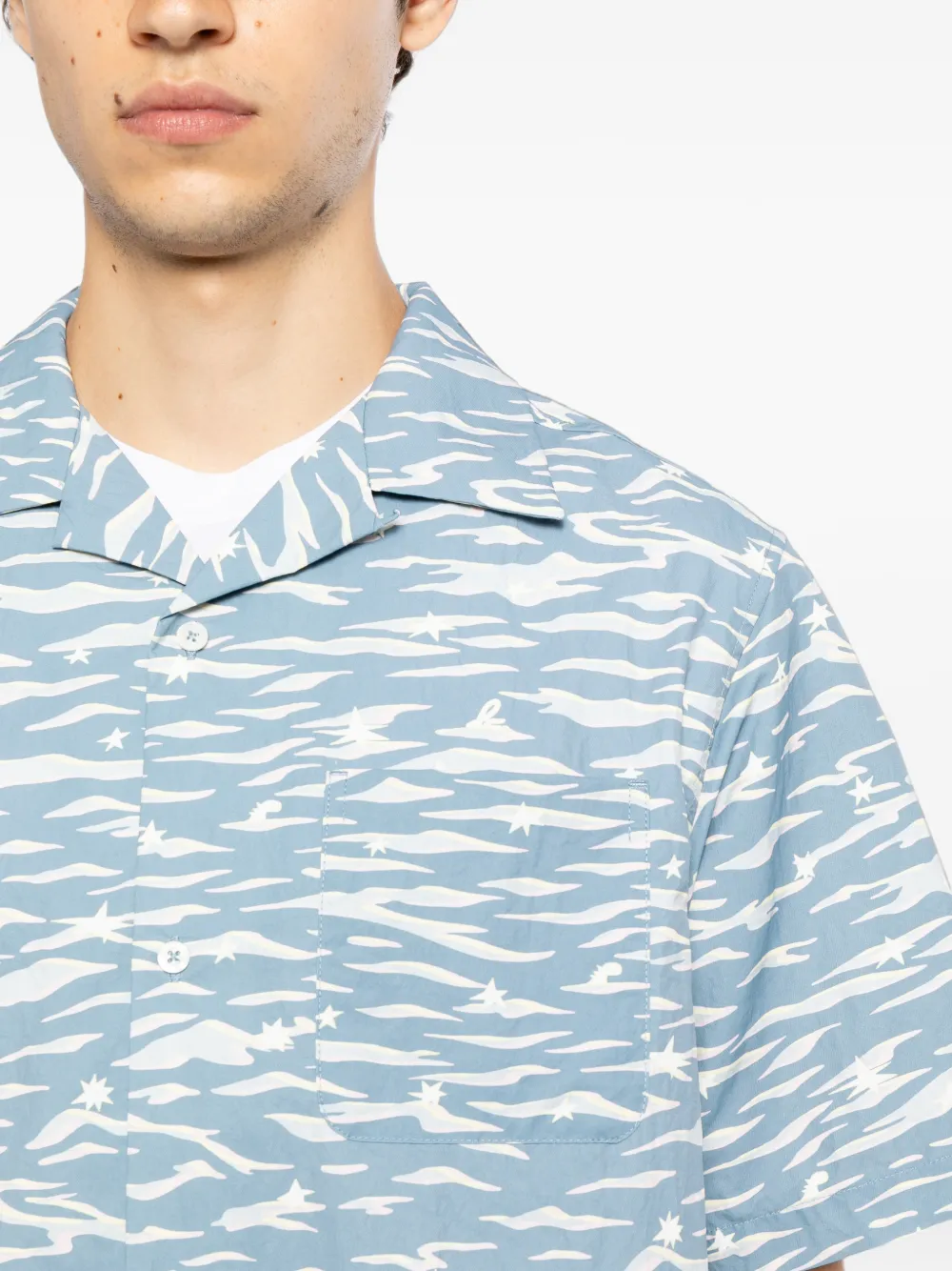SPORT b. by agnès b. Overhemd met print Blauw