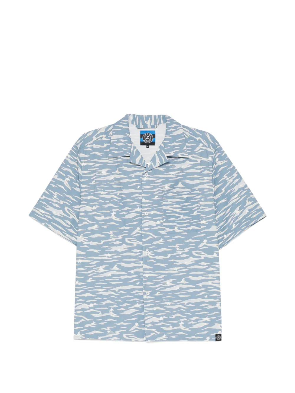 SPORT b. by agnès b. Hemd mit grafischem Print - Blau