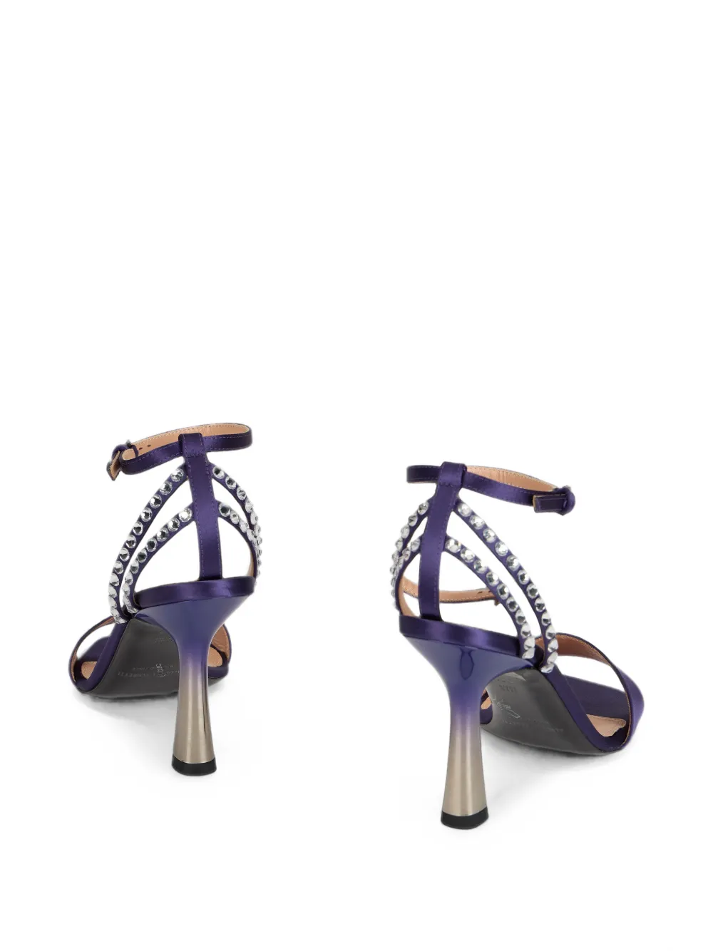 Alberta Ferretti Sandalen verfraaid met kristallen Paars