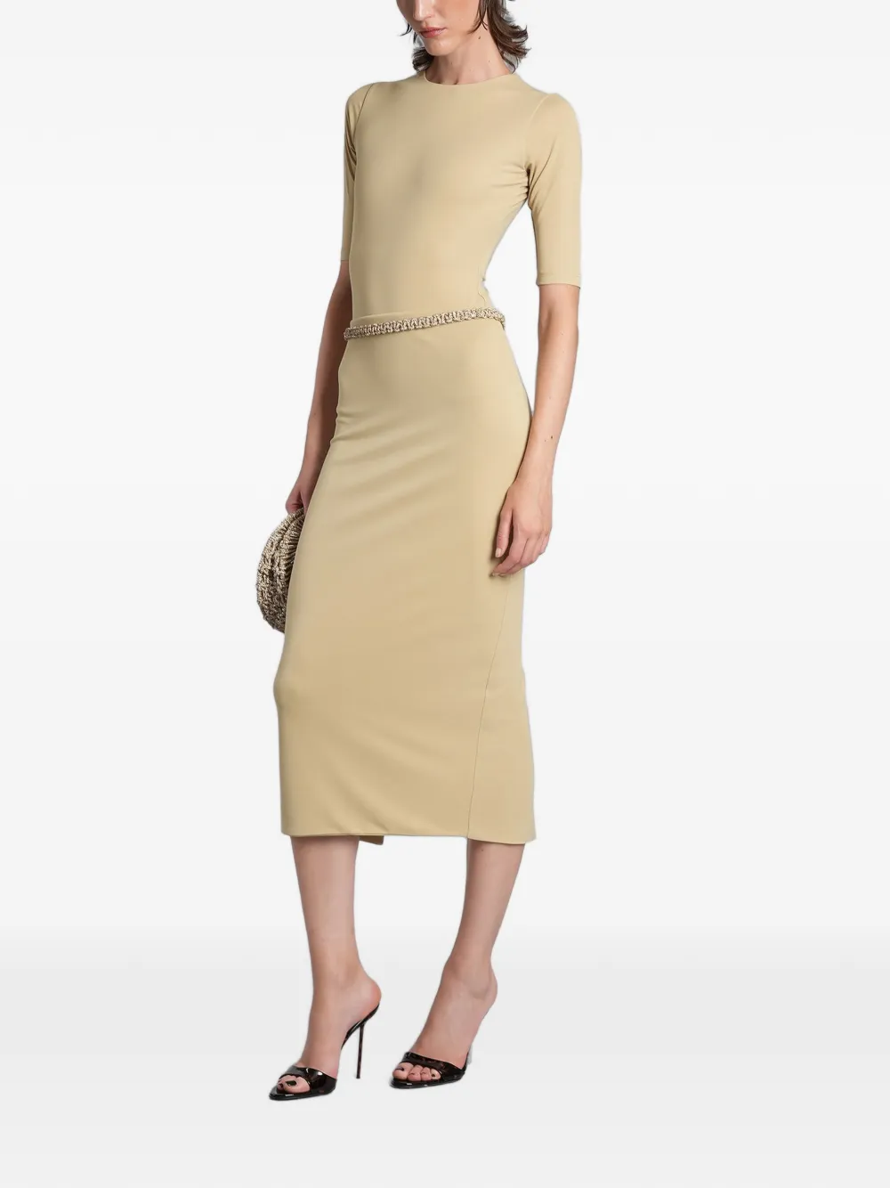 Hibourama Hera midi-rok Groen