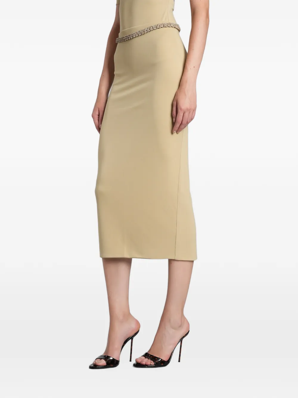 Hibourama Hera midi-rok Groen