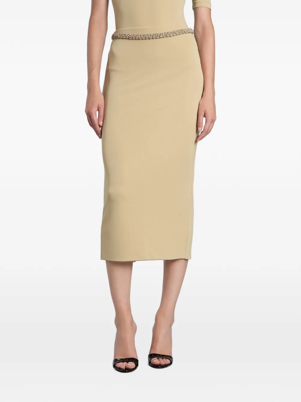 Hibourama Hera midi skirt - Verde