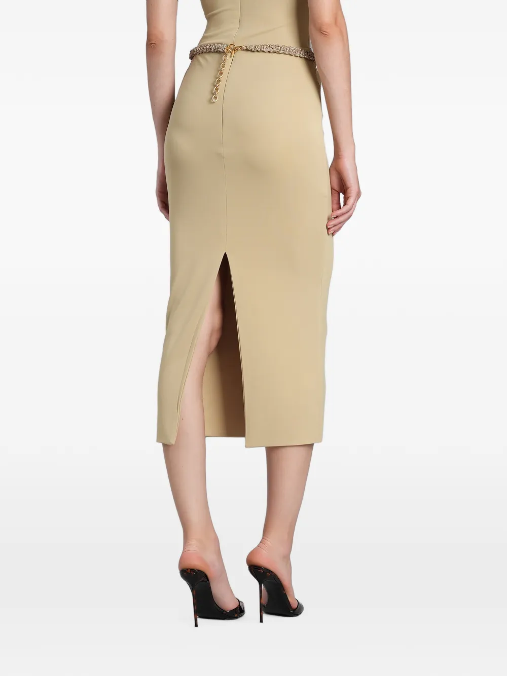 Hibourama Hera midi-rok Groen
