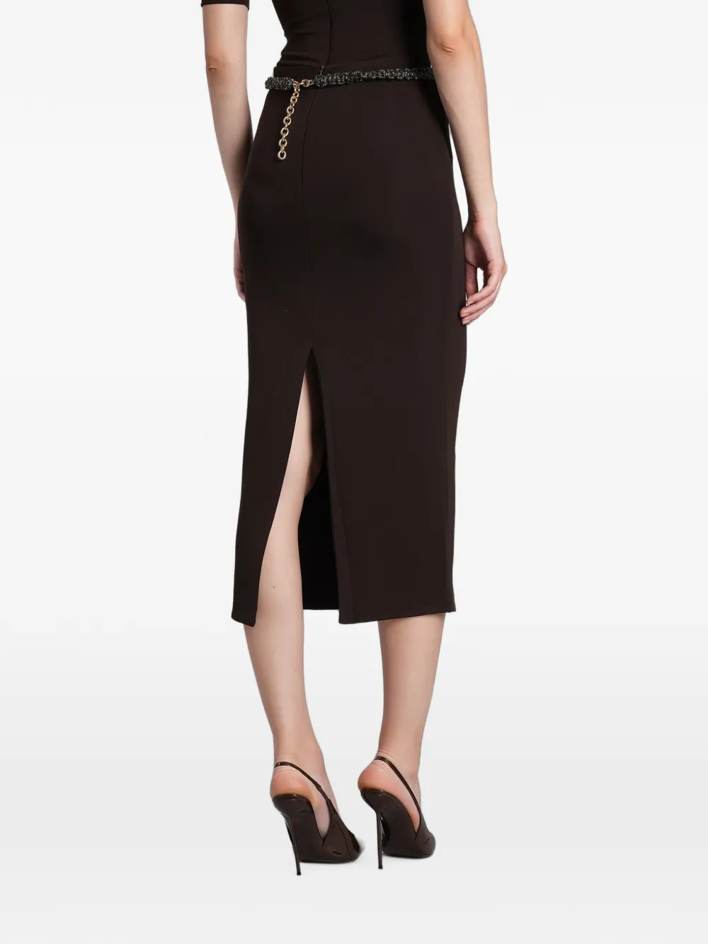 Hibourama Hera midi-rok Bruin