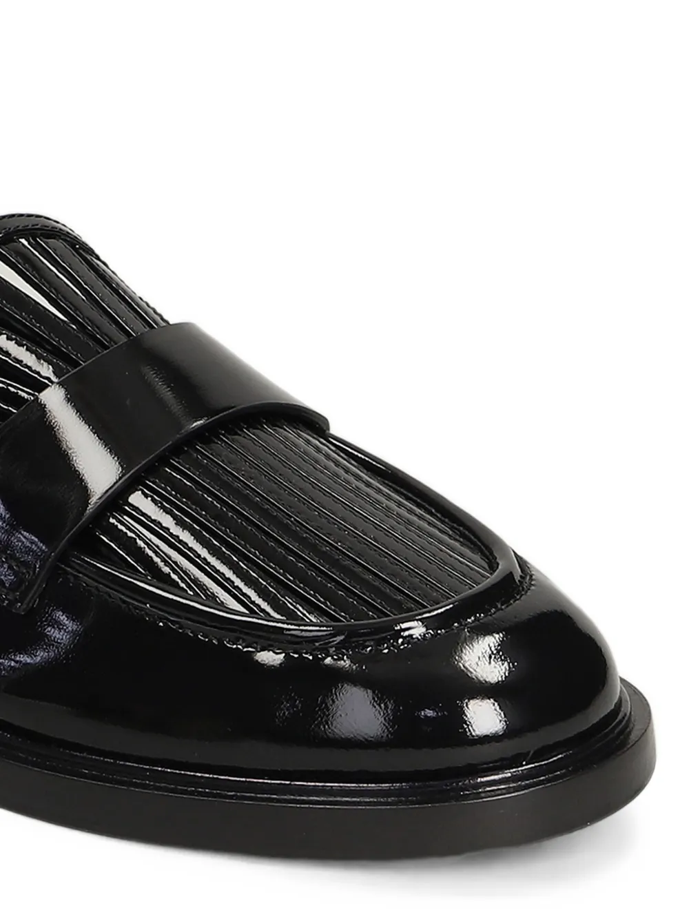 Alevì Riley 20 patent-leather loafers Zwart