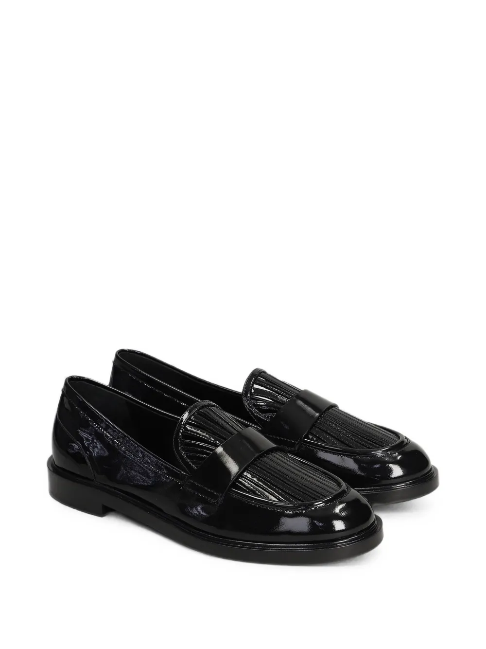 Alevì Riley 20 patent-leather loafers Zwart