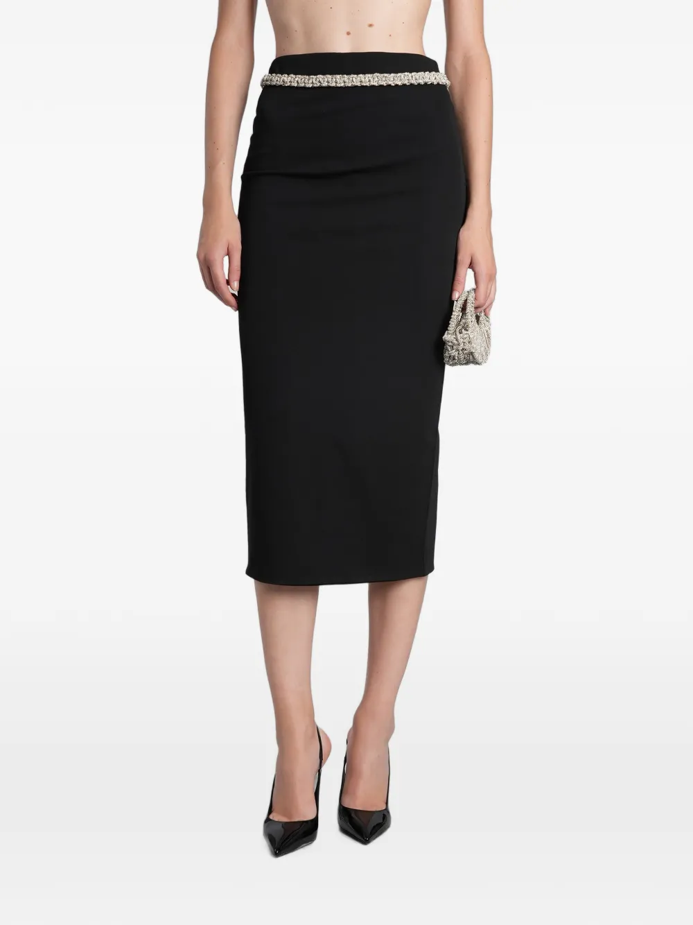 Hibourama Hera midi skirt - Nero