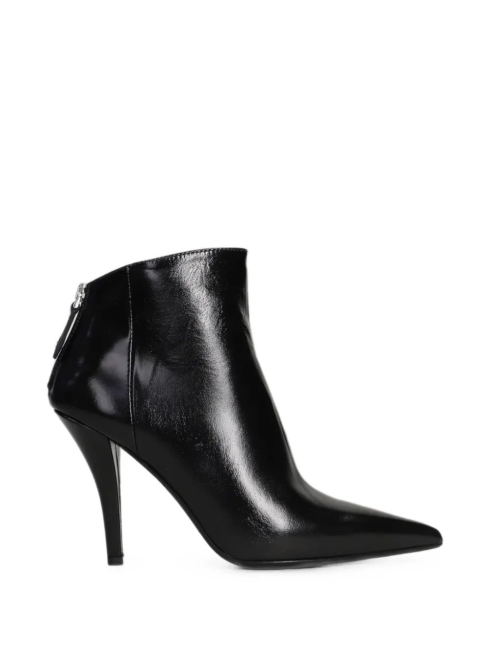 Chantal pointed-toe leather ankle boots