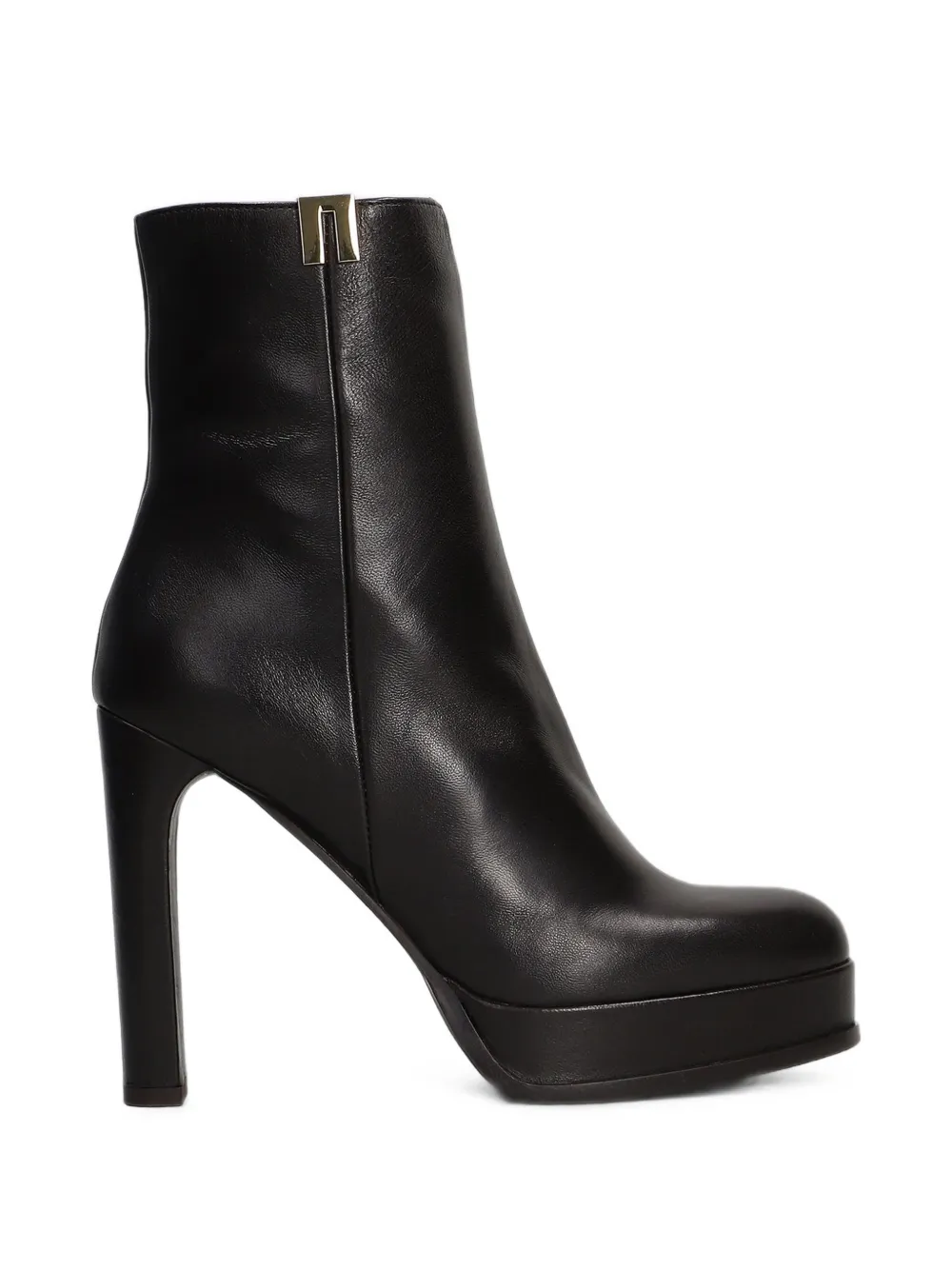 Chantal platform leather ankle boots